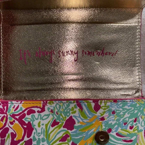Lilly Pulitzer It's Always Sunny Somewhere Sunglass Case collapsible NWOT Preppy - Picture 10 of 11